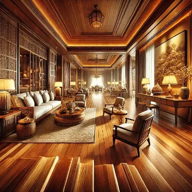 Sentuhan Artistik Budiman Hendropurnomo pada Lantai Kayu Alila Solo